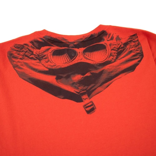 C. P. Company Goggle majica crvena-2