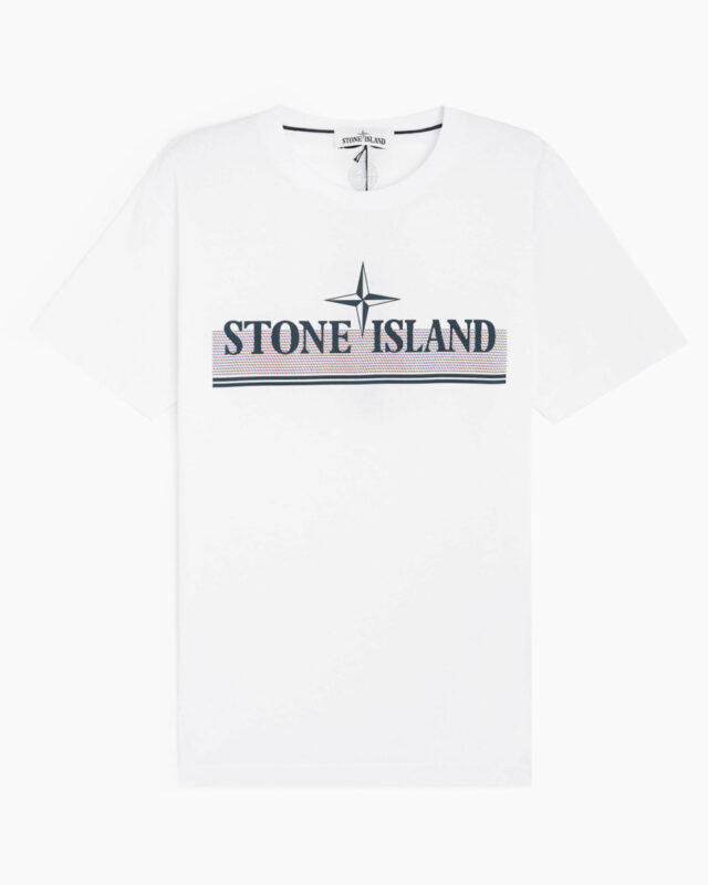 Stone Island Tricromia majica bela