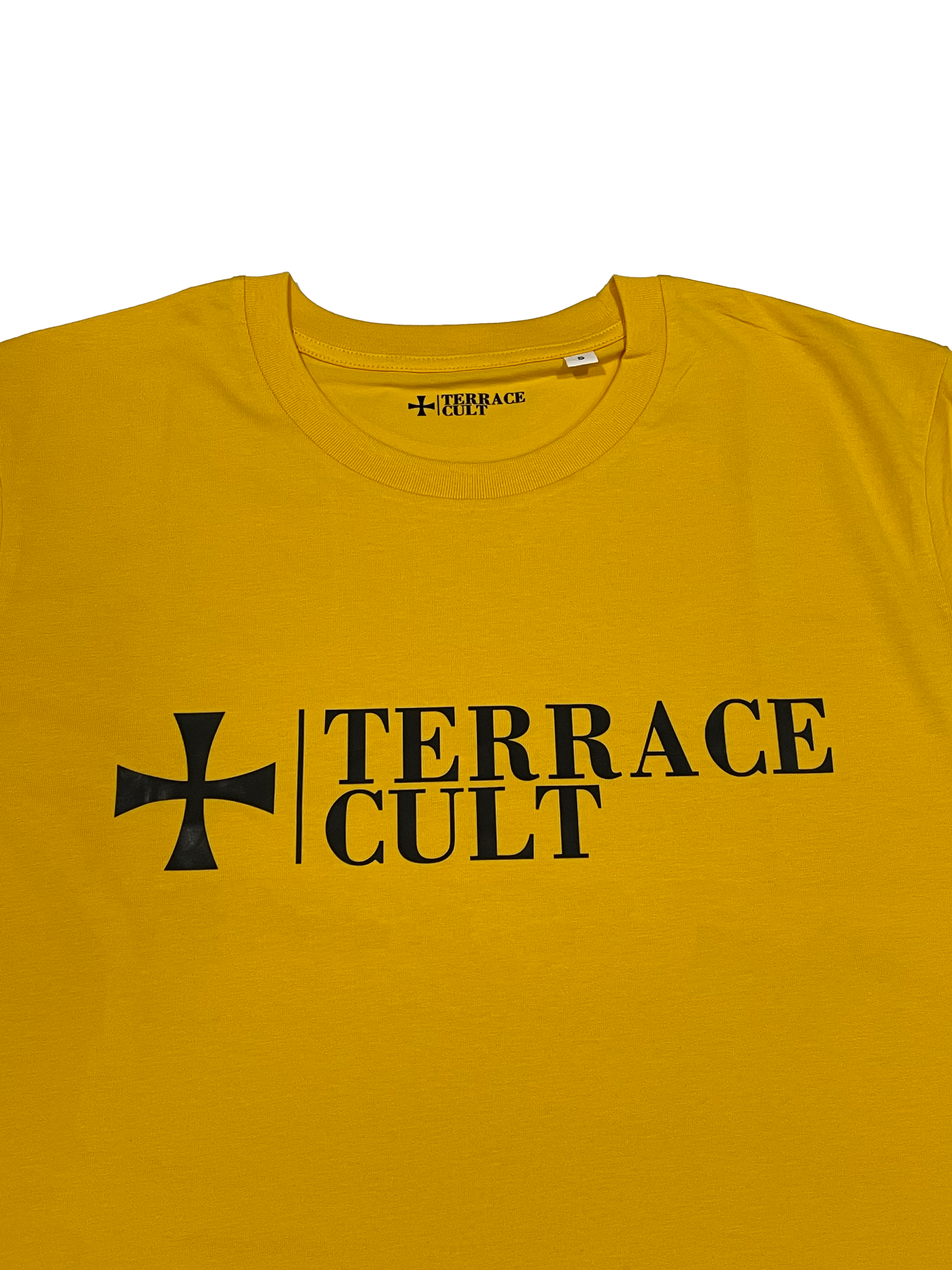 Terrace Cult Logo majica žuta-1