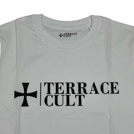 Terrace Cult Logo majica bela-galerija