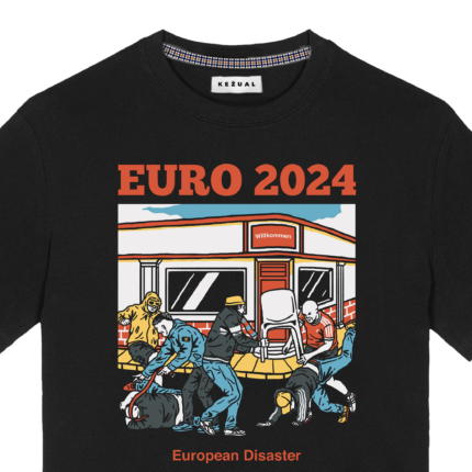 Kežual Euro24 majica crna-1