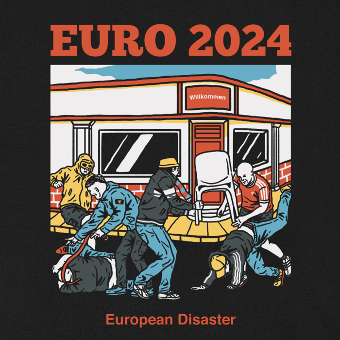 Kežual Euro24 majica crna-2