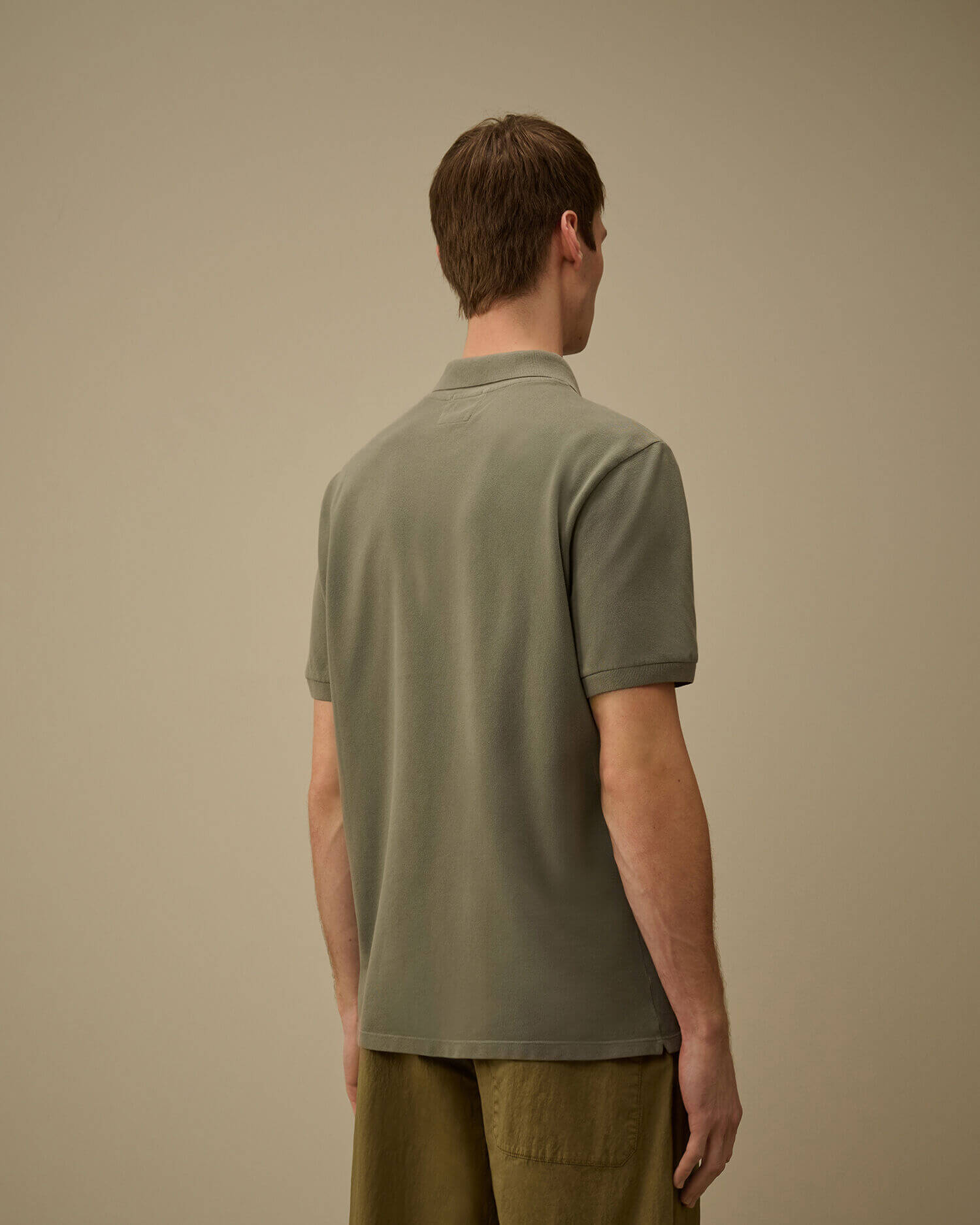 CP Company Pique Pigment polo majica gunmetal2