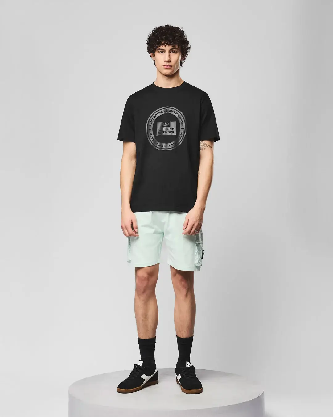 Weekend Offender Noreaster šorts dark amazonite3
