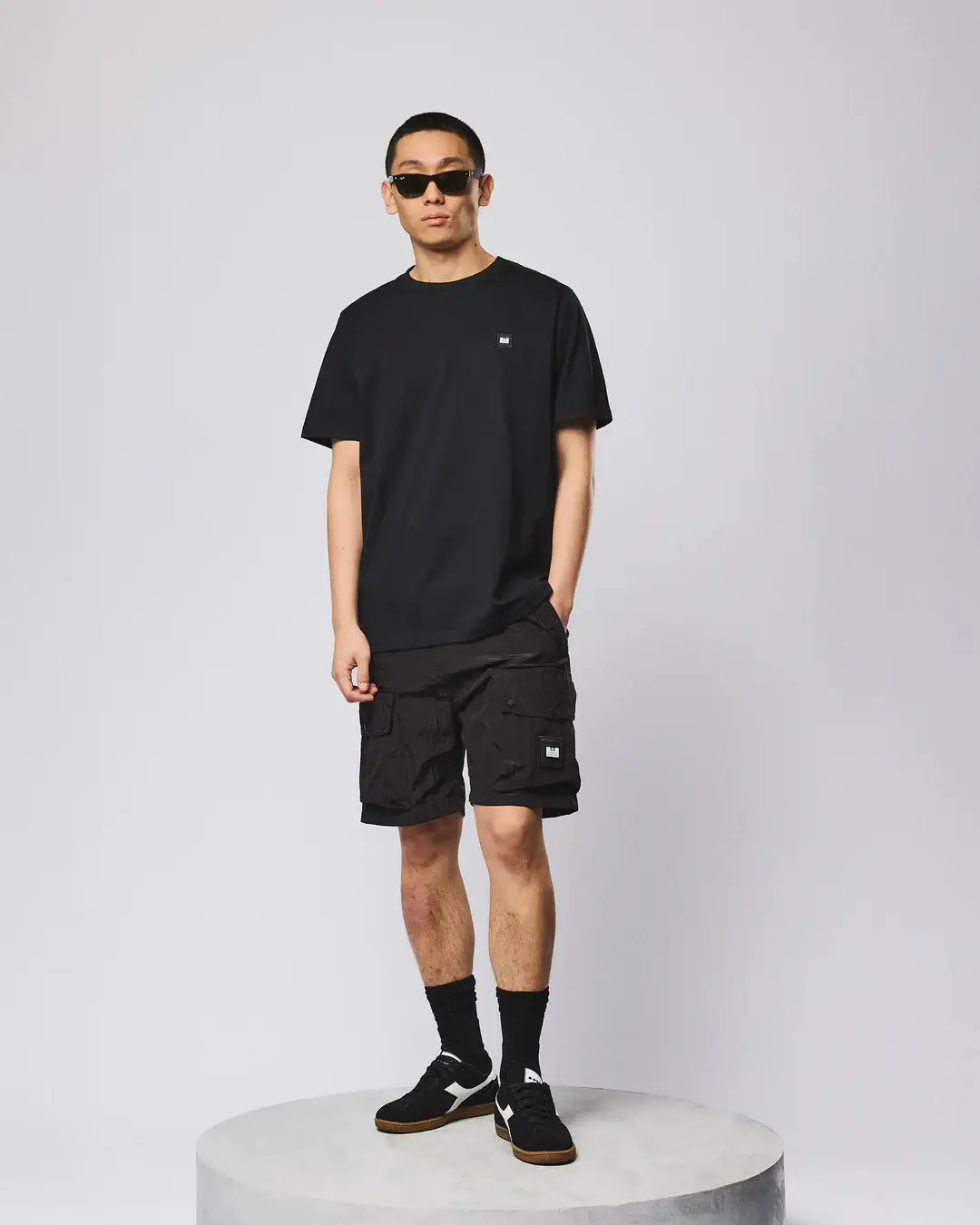 Weekend Offender Zemmouri Ripstop šorts crni3