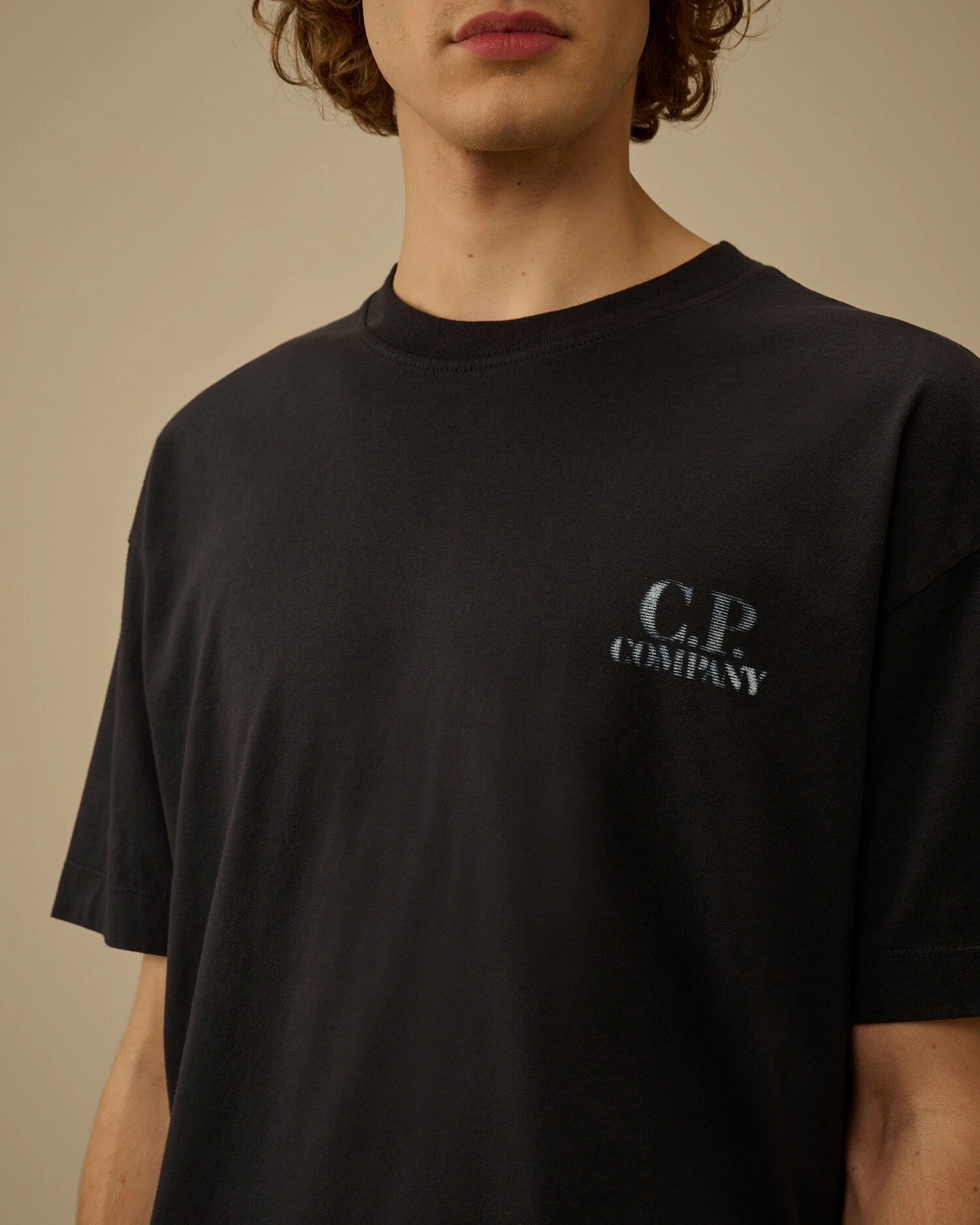 CP Company 30/1 Comfort logo majica teget