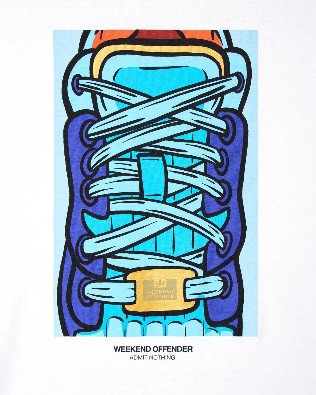 Weekend Offender Laces majica bela