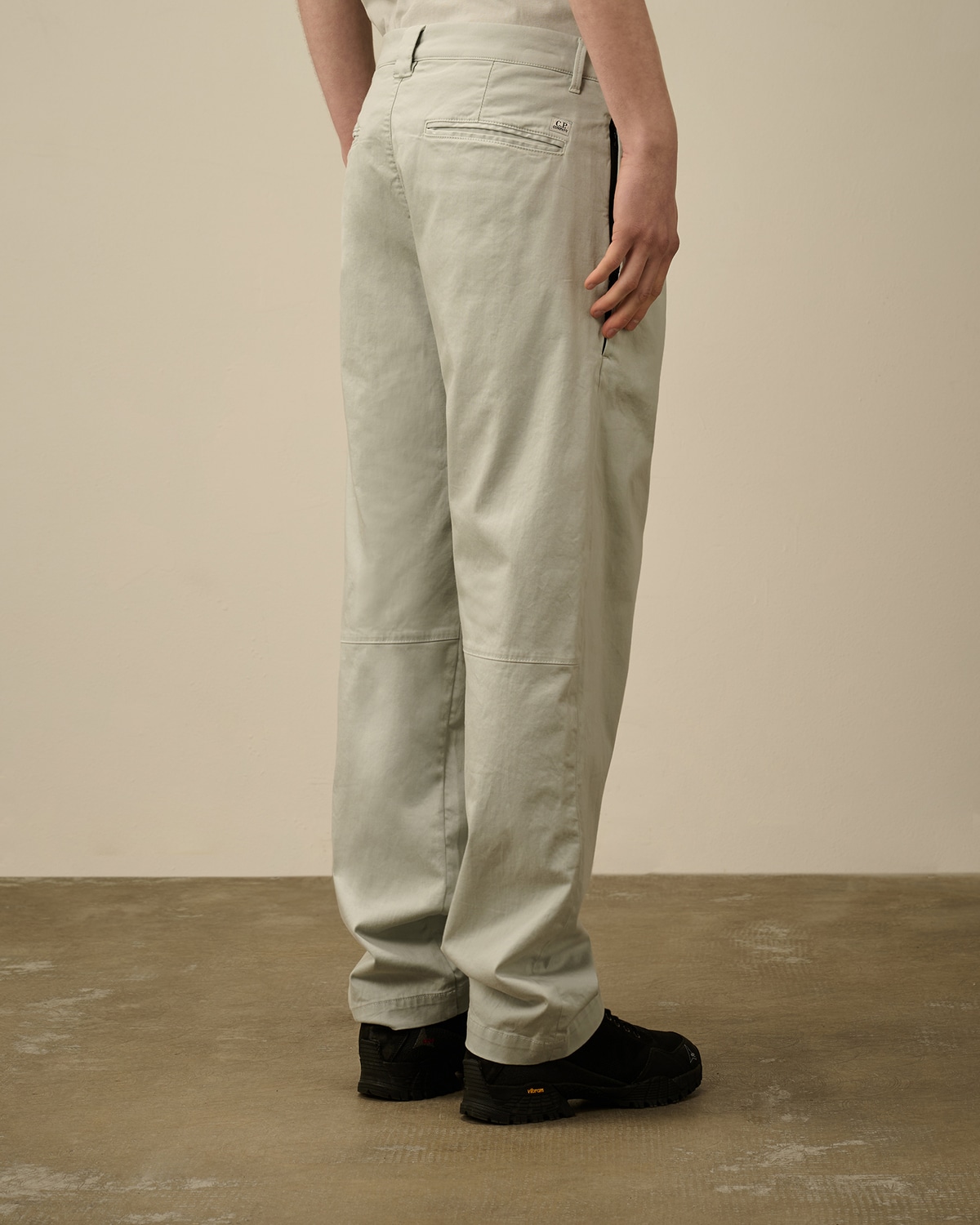 CP Company Saten Regular pantalone blue fox