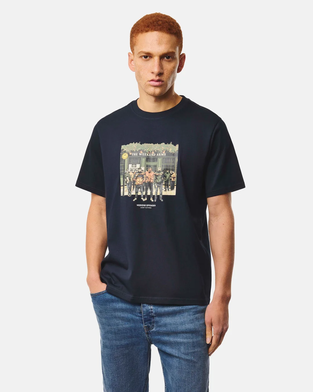 Weekend Offender Taberna majica teget