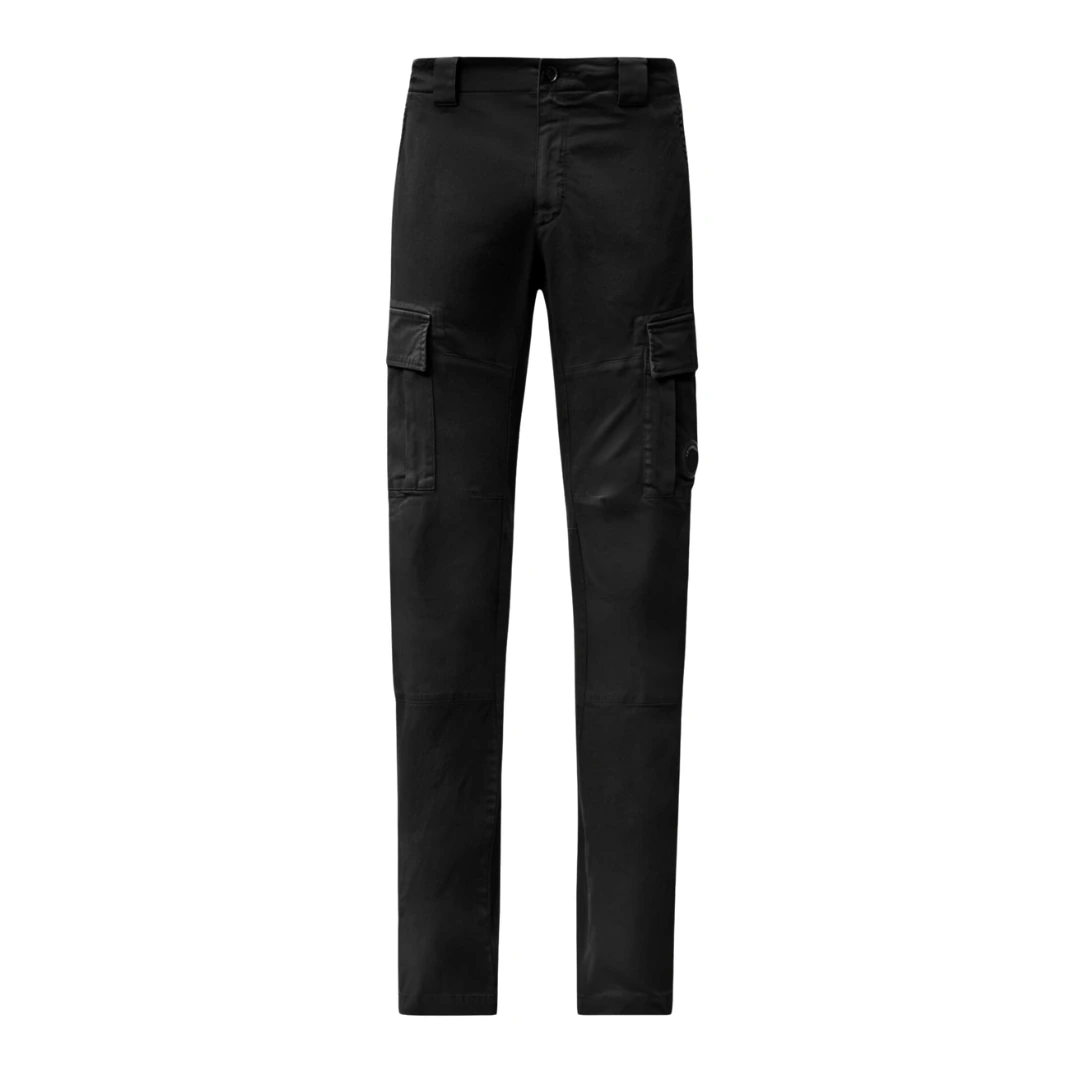 CP Company Sateen lens pantalone crne