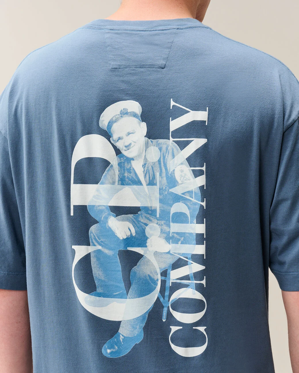 CP Company 30/1 British Sailor majica orion blue