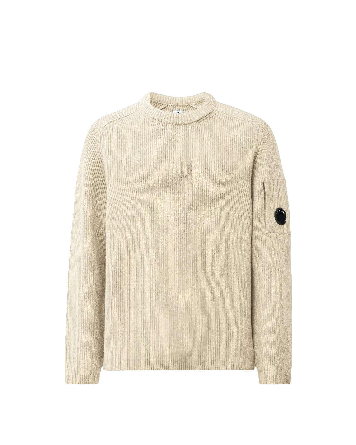 CP Company Full Rib džemper silver birch