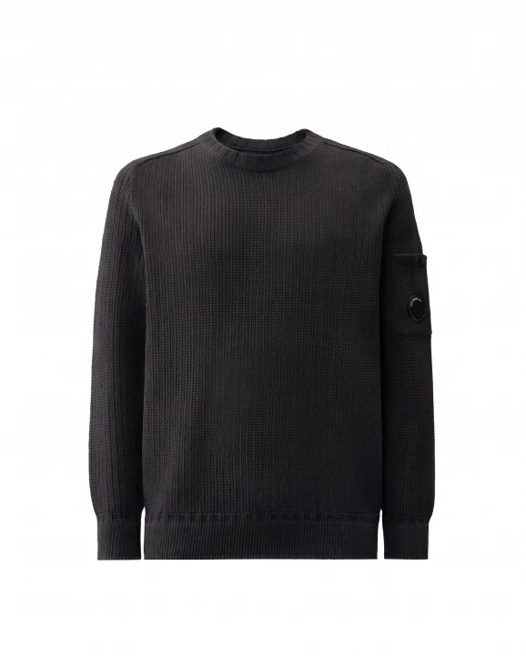 CP Company Knitwear lens džemper crni