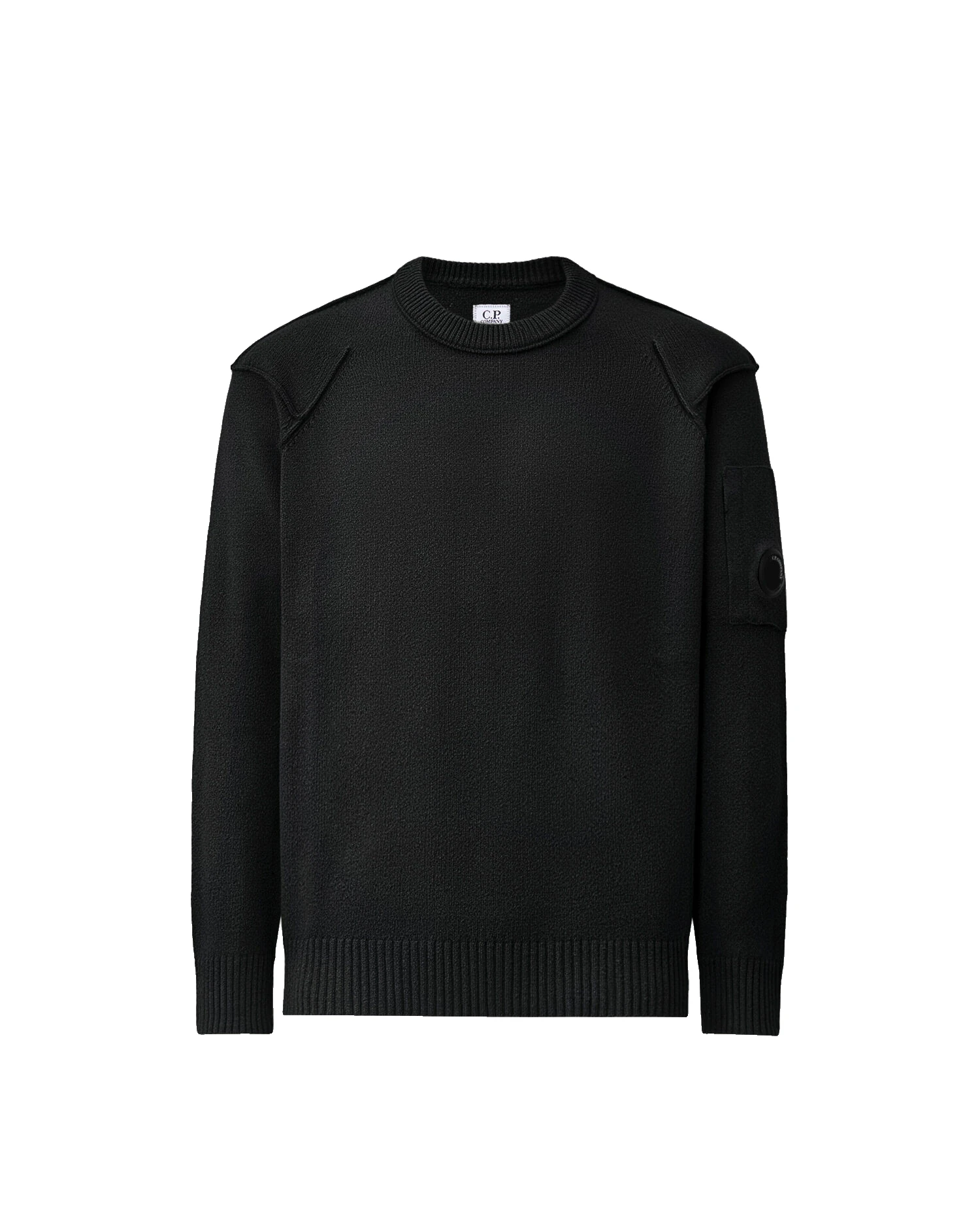 CP Company Lambswool lens džemper crni