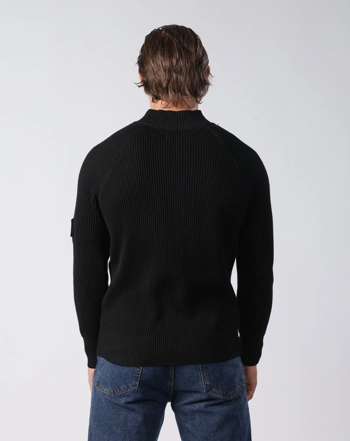 Kežual Full Zip džemper crni