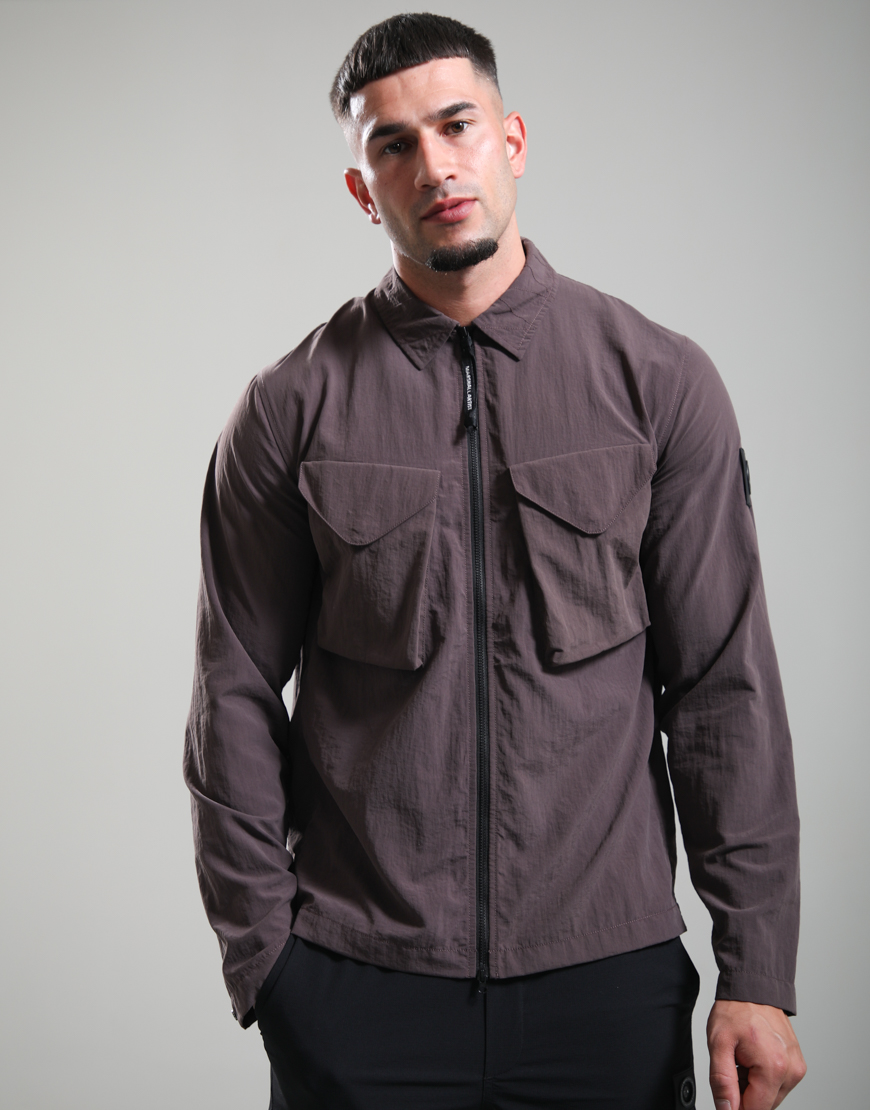 Marshall Artist Cayton Overshirt jakna bordeaux